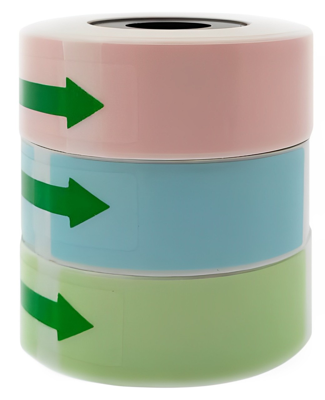 Стикеры для Xprinter HP1 14*40mm/160pcs (3pcs) Pink/Blue/Green