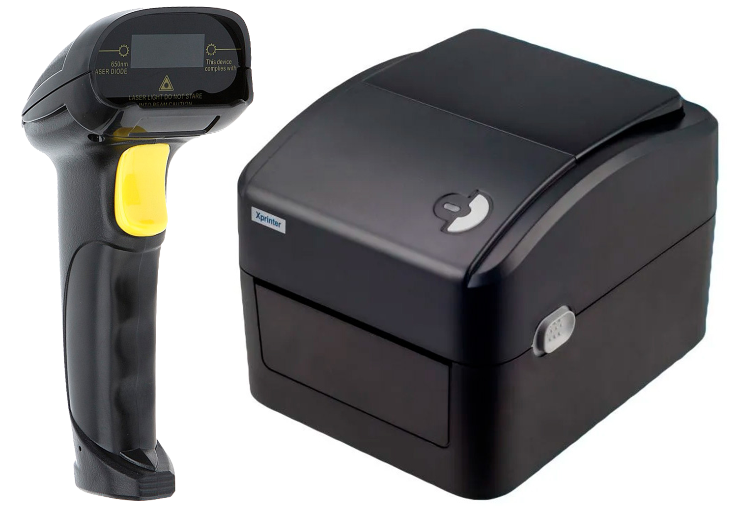Комплект Xprinter XP-420B (USB, Wi-Fi) Черный + SUNTEK 2D WIRED BARCODE SCANNER (ST8200D)