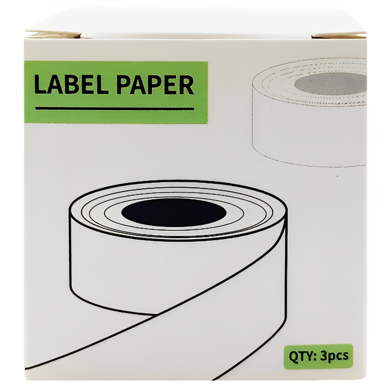 Стикеры для Xprinter HP1 14*40mm/160pcs (3pcs) Pink/Blue/Green