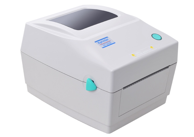 Комплект Xprinter XP-460B (USB, Bluetooth) Белый + SUNTEK 2D Wireless Barcode Scanner (ST1100DW) Blue