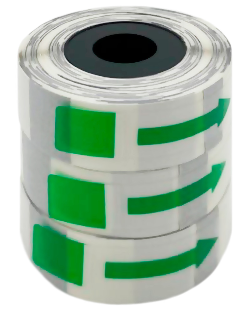 Стикеры для Xprinter HP6 14*40mm/160pcs (3pcs) Black on Transparent