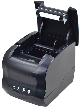 Комплект Xprinter XP-365B (USB) Черный + SUNTEK 2D WIRELESS BARCODE SCANNER (ST8200DB)