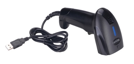 SUNTEK 2D Wired Barcode Scanner (ST1100D) Black